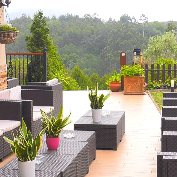 Hotel Playa de Aguilar - Terraza con vistas